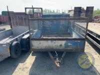 Builders trailer with mesh sides - 2