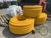 Reps of Ian Simpson Deceased, Ballymena - 3x part rolls of yellow pipe - 2