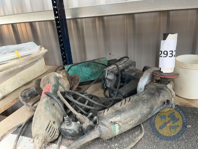 Job lot fo grinders & sanders