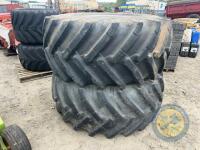 305/R32 10 stud tyres & rims - 3