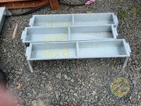 2x 4ft sheep troughs - 2