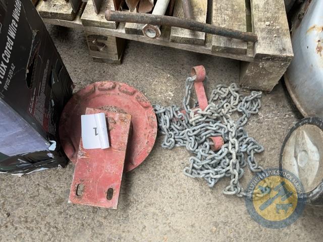 Door pulley & chain