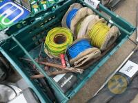 Box of electric cable & fencer - 2