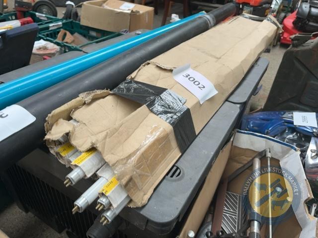 Box of flourescent tubes