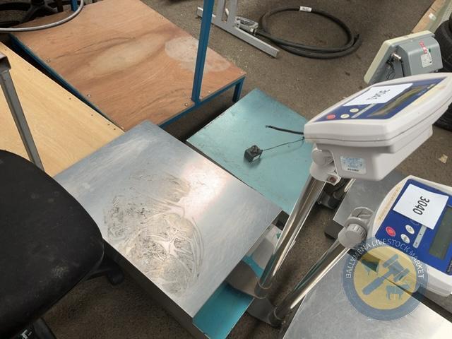 Electric weigh scales