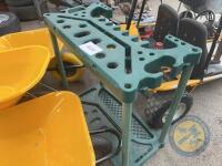 Garden tool table - 2