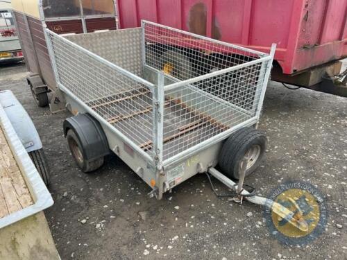 Ifor Williams calf trailer single axle mesh sides
