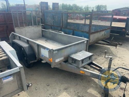 8x4 Ifor williams GD tandem axle trailer brakes & lights working alloy floor