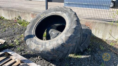 2 Kleber tyres 480/85R28