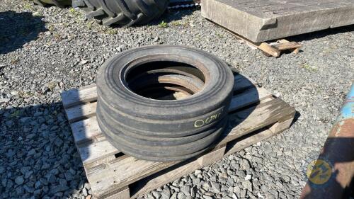 2x 600/16 tractor tyres