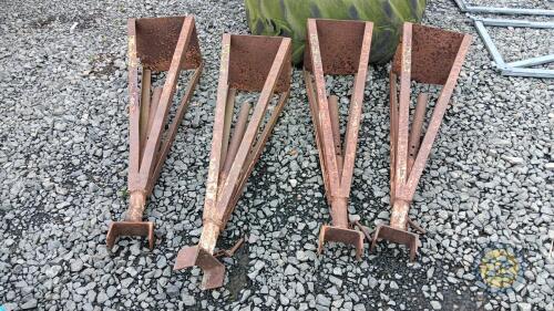 4x hydraulic jack stands
