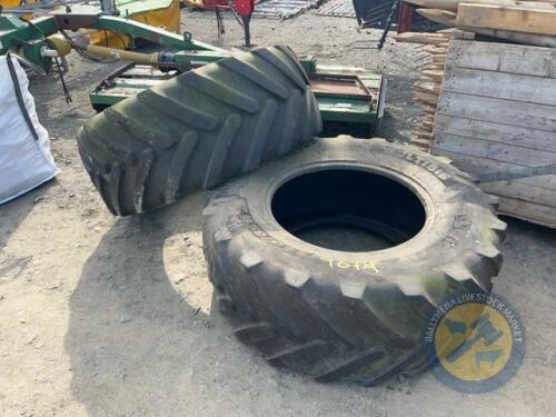 2x tyres 540/65/R28 Michelin
