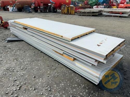 Mixed bale of 40mm insulated panels