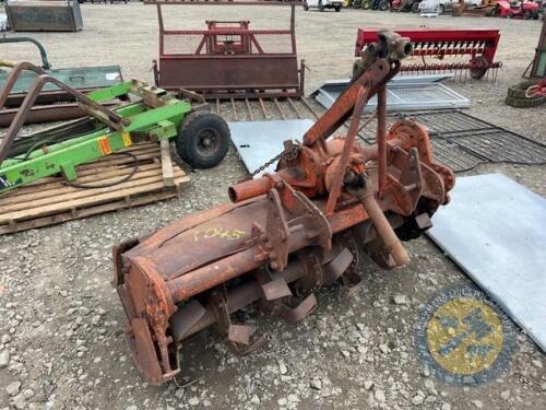 Rotavator with shaft