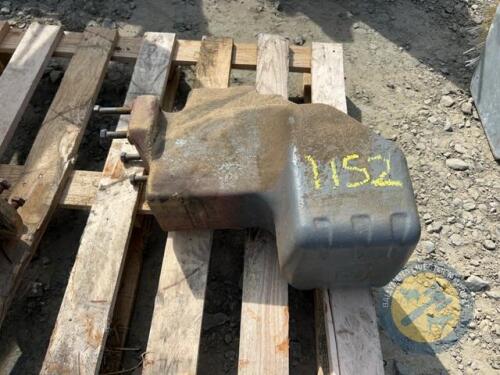 Front belly weight for Massey tractor