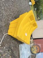 yellow meal box