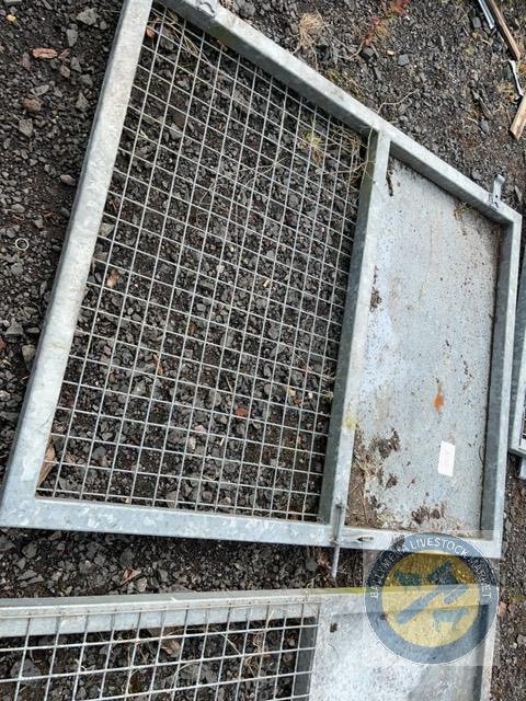 5x4 galvanised doors