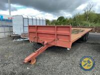 Marshall 25ft long bale rack, new LED lights, new brakes