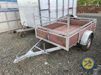 Weymar 6x4 general purpose trailer with galvanised frame