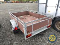 Weymar 6x4 general purpose trailer with galvanised frame - 4