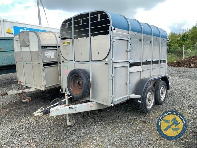 10x5 Crooks cattle trailer