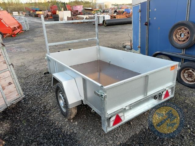 7x4 single axle tipping car trailer | Large Plant & Machinery Sale ...