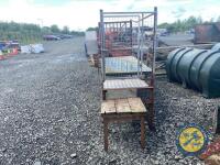 5 Goat milking Cubicle stand complete with ramp - 2