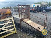 5 Goat milking Cubicle stand complete with ramp - 5