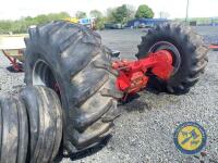 Tractor tyres & rims on axle 23.1-30 - 4