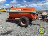 1100 Gallon Abbey slurry tanker with pipe & spread plate with shaft - 4