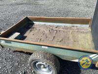 Single axle car trailer with high back door - 6