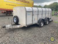 Ifor Williams TA5G 12x5 Tandem calf/sheep trailer working brakes & lights - 2