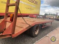 6 Ton low loader 16ft on flat with 4ft beaver tail lights & brakes working - 3