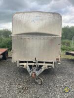 Ifor Williams cattle trailer 12x6 lights working, removable canopy, dividing gate & spare wheel