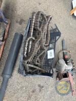 Box lot heavy chains