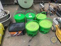Selection of lick buckets