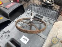 Small antique wheel