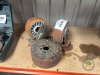 Solid wheels. Heavy duty
