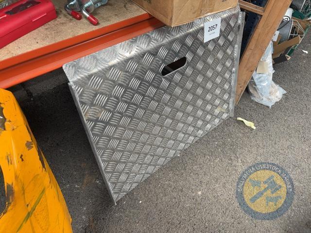 New checked plate ramp