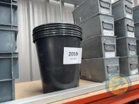 6 calf meal buckets