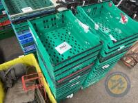 large lot of small stackable crates - 2