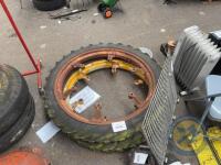 2x 36 inch row crop wheels, 6 studd - 2