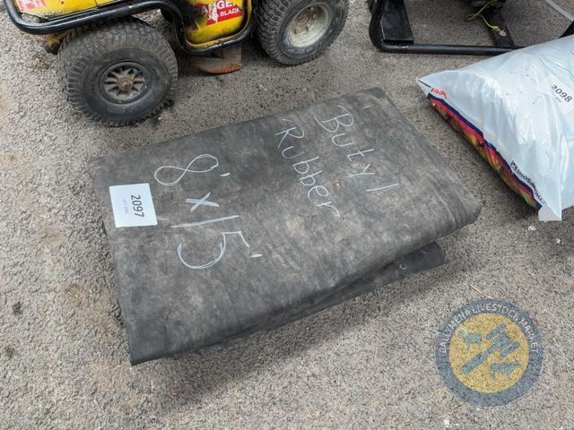 Butyl rubber cover/liner 15'x8'