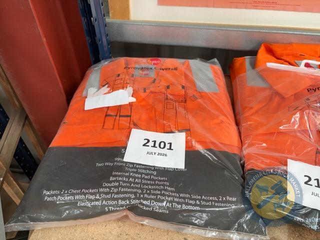 Orange XL boiler suit
