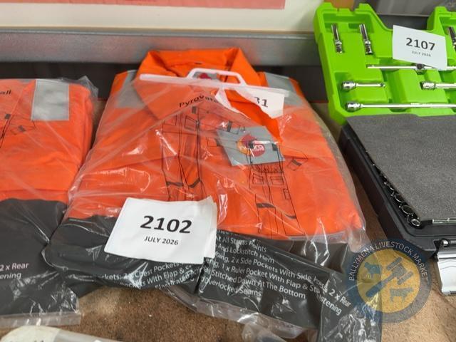 Orange XL boiler suit