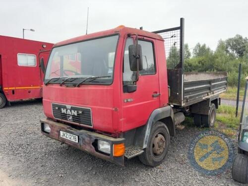 Man tipper lorry 4580cc- 7500kg