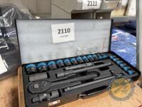 24 piece 1/2 drive socket set