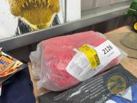 12x red rubber gloves