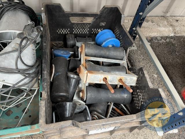 Box of boat rollers