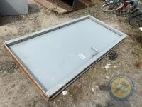 83x43 inch security door with key (outside) - 2